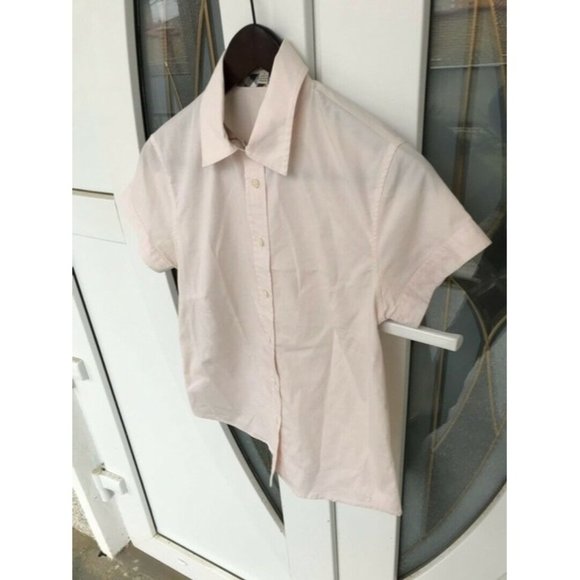 Burberry London White Plaid Button Down Shirt - Picture 6 of 7